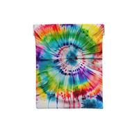 Sac à monnaie imprimé hippie teint noué, organiseur de pièces de monnaie, porte-monnaie, petit portefeuille de voyage, pour pièces de monnaie, monnaie, écouteurs, Hippies Teinture avec amarre, Talla