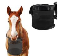 Sac à nourriture pour foin Slow Feeder - Distributeur de foin durable en tissu polyester pour nourriture lente avec bretelles réglables