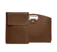 Sac À Ordinateur Portable Imperméable - Tote Cuir PU | Ensemble Sacs Travail Étanche, Hommes École Université Affaires Enseignant Infirmière Temps Libre, Ordinateur Rangement Compartiments Durable Élé