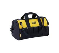 CATERPILLAR - Sac a outils 28L Base PVC Tissu Polyester 600D 10 poches extérieures 10 poches intérieures Léger