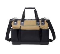Sac à outils - 35 x 25 x 20 cm - Grand sac à main avec bandoulière réglable - Sac à outils multifonction pour artisans, travaux manuels