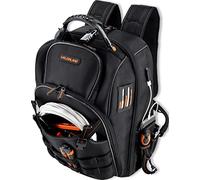 Sac à outils 66 poches, sac à dos robuste pour électriciens, construction, hommes
