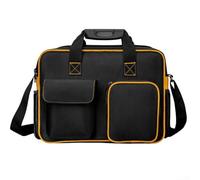 Sac à outils à 19 poches avec bandoulière pour un usage professionnel en tissu Oxford 1680D durable, construction robuste avec plusieurs poches pour le rangement des outils