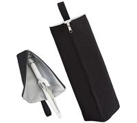 Sac à outils à cheveux, porte-fer plat étanche résistant la chaleur, sac de voyage outils chauds fermeture éclair portable avec corde suspendue pour la maison, voyager, 11, 8x4, 7 pouce