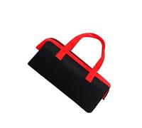 Sac à outils avec poignée confortable avec fermeture éclair lisse, large ouverture, matériaux 600D robustes, grande taille de rangement, sac à fermeture éclair de 30,5 x 14,5 cm