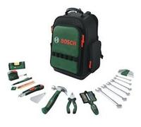 Sac à outils Bosch 60 pièces avec mètre 3 m et couteau 18 mm Lettrage rouge (logo Bosch)