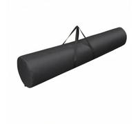 Sac à Outils Cylindrique Portable , Noir , Noir , Diamètre 46 X 180 Cm | Noir, Sac Rangement avec Fermeture Éclair, Souple, pour Camping, Campeurs, Pêcheurs