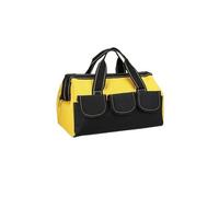 Sac à Outils de 12 Pouces avec Fond Dur étanche, fourre-Tout Robuste Large Bouche for Divers, Carpen(L Yellow)