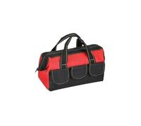 Sac à Outils de 12 Pouces avec Fond Dur étanche, fourre-Tout Robuste Large Bouche for Divers, Carpen(S Red)