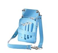 Sac à outils de coiffure professionnel, ciseaux barbier, peigne, ceinture, sac en cuir véritable, for styliste salon A