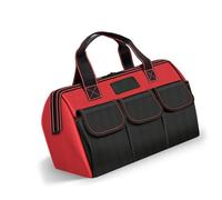 Sac à outils de construction professionnel 33/35,6 cm, design haute capacité, revêtement anti-poussière pour équipement de chantier, organiseurs et rangement d'outils