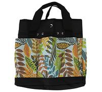 Sac à Outils de Jardin à imprimé Fleur | 10 - Organisateur de Poche pour Les Outils de Jardinage | Tissu de Sturdy 600D Oxford | Léger et Portable