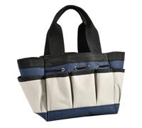 Sac à outils de jardin compact, multi-poches pour outils de jardinage, pochette de rangement robuste, idéal pour l'extérieur, la cour, le camping, le parc, la plage 18 x 16 x 14 cm