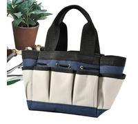 Sac à outils de jardin, organisateur multi-poches pour le jardinage nécessaire, pochette de rangement robuste, porte-outils de jardin avec bandoulière pour cour, camping, parc et plage