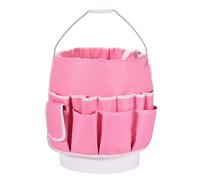 Sac à outils de jardin, sac à main, pochette de rangement | Seau à outils de jardin robuste de grande capacité avec base épaisse et poignées confortables pour bricoleurs et femmes