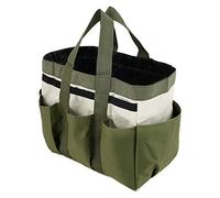 Sac à outils de jardin, sac de rangement fourre-tout de jardin avec 8 poches, organiseur d'outils de maison, sac à outils de jardin, sac à outils de jardinage portable multifonction avec poignées,