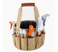Sac à outils de jardinage, sac en toile, ensemble combiné, pelle en aluminium, ciseaux de jardin, seau, sac en tissu A,Aluminum Alloy