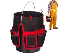 Sac à outils de seau : porte-engrenages polyvalent, sac de rangement portable | Organisateur d'outils de seau de service lourd, sac polyvalent de jardinage en plein air