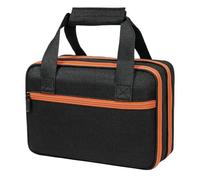 Sac à outils d'électricien, étanche, organiseur à outils de mécanicien, 25,4 x 16,3 x 6,1 cm, sac à outils multifonction avec étui multimètre pour testeur de prise, kits de réparation de prises et