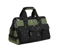 Sac à outils d'électricien | Grand sac multi-usages avec plusieurs poches | Sac de travail polyvalent avec poignée ergonomique | Sac de transport avec large ouverture pour les ouvriers du bâtiment