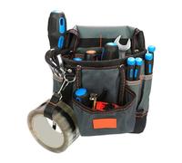 Sac à outils d'électricien - Pochette de ceinture - Support de rangement en tissu Oxford pour ranger les tournevis, crayons, main