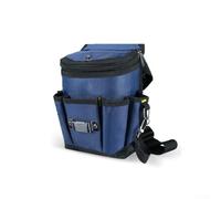 Sac à outils d'électricien, tissu Oxford 600D avec plusieurs poches, ceinture réglable pour l'entretien en haute altitude et les travaux de construction (E)