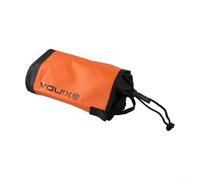 Sac à outils d'escalade 5 L imperméable en polyester PVC avec ceinture réglable et anneaux de sangle latérale pour l'escalade et la spéléologie en plein air (orange)