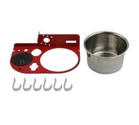 Sac à outils en acier robuste avec crochets pour organiser les perceuses et les vis, support portable pour échelle de 20 cm x 15 cm