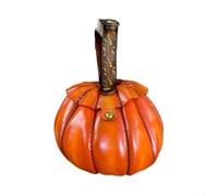 Sac à outils en cuir en forme de citrouille avec boucle de ceinture, étui de transport sur le thème de l'automne pour petits outils, jardinage, voyage et rangement décoratif
