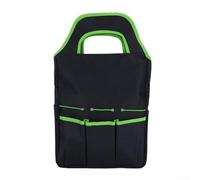 Sac à outils en tissu Oxford 600D avec poignée et plusieurs poches pour jardinage en plein air, 48,5 x 28 x 12 cm (vert)