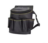 Sac à outils en toile robuste avec plusieurs poches pour électriciens, charpentiers et plombiers pour garder les outils sécurisés et organisés (ajout de fonds)