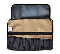 Sac à outils enroulable à 10 poches, pochette à outils portable, étui à outils enroulable, sac de rangement pour clés à molette, organiseur en toile pour électricien, plombier, charpentier, mécanicien