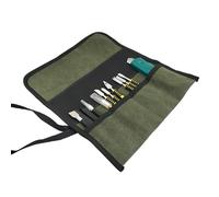 Sac à outils enroulable | Organisateur d'outils de charpentier enroulable, multi-poches, fournitures de plombier pour soudeur, perceuses, pinces, tournevis, douilles