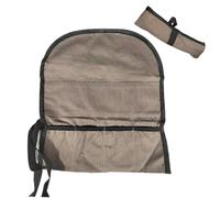 Sac à outils enroulable - Organiseur en toile pour menuiserie et plomberie - Rangement à accès rapide pour le camping, le bateau, la pêche, les projets d'artisanat, le soudage à domicile, l'usine
