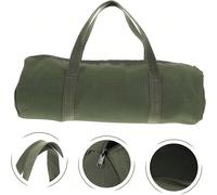 Sac à outils imperméable pour le camping - Pochette organisatrice d'outils enroulable, convient pour le camping et la randonnée - Sac à outils en canevas portable à compartiments multiples Équipement