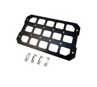 Sac à Outils Moto Organiseur De Coffre Latéral Universel Rangement Modulaire Panneau Molle Moto pour Rangement De Coffre Alliage D'aluminium Étanche Tactique Sacoches de Moto(2pcs Aluminum)