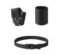 Sac à outils multifonction pour perceuse électrique, pochette en nylon robuste avec rivets renforcés et plaque de renfort intégrée, compatible avec Power to (B)