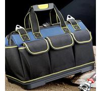 Sac à outils multifonctionnel 13 pouces-23 pouces, épais, grande capacité, boîte à outils étanche et résistante à l'usure, sac de rangement multi-poches pour électricien 20in Promotion