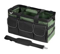 Sac à Outils - Organisateur Portable En Tissu Oxford,Grand Sac Pochette à Outils de Rangement | Pour Mécanicien Électricien Plombier Garage Construction Réparation Tournevis Mèches De