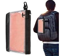 Sac à outils - Petit sac à outils étanche avec clip multifonction, trousse de toilette antistatique avec PVC transparent, organiseur d'outils portable pour hommes et femmes, matériel de papeterie