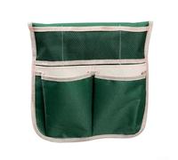 Sac à outils pliable avec plusieurs poches en tissu Oxford pour ranger des outils à main, des engrais et des fournitures, convient pour banc de jardin ou siège (L)