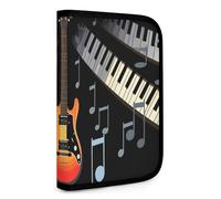 Sac à outils pliable pour homme avec motif guitare et piano - Grand sac de rangement avec fermeture éclair - Sac à outils pour femme, Style :, Taille unique, Moderne