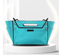 Sac à outils pliable pour la maison et l'atelier - Pochette de rangement en tissu Oxford 600D avec crochet en métal, motif à chevrons, organiseur portable à suspendre (A)