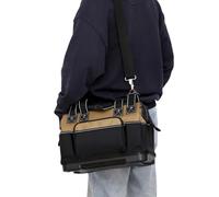 Sac À Outils - Pochette D'organisation Pour Boîte À Outils À Large Ouverture, Sac À Outil Multifonctionnel Épais, Étanche Et Robuste | Rangement D'électricien Portable Pour Atelier Réparateur Charpen