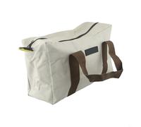 Sac à outils portable 35 x 13 x 20 cm, sac de rangement Oxford grande capacité pour la maison et le jardin, bricolage, entretien de voiture, tissu imperméable avec bott robuste (gris)