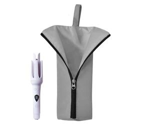 Sac à outils pour cheveux | Tapis résistant à la chaleur et organiseur de poche | Étanche à la poussière et à l'eau - Trousse d'outils de coiffure pour voyage, coiffeur, salle de bain, comptoir de