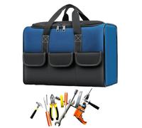 Sac à outils pour électricien | Sac de transport robuste et , grande capacité de stockage avec plusieurs compartiments, organisateur de stockage étanche pour outils de profession