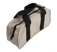 Sac à outils pour électriciens, organiseur de poche avec fond large et fermeture éclair lisse, idéal pour la réparation à domicile et le rangement en atelier (jaune)