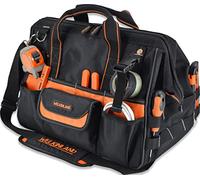 Sac à outils pour hommes, 34 poches, sac à outils d'électricien, sac à outils de construction