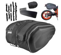 Sac à outils pour motos - PU, rangement extensible | Sacs De Queue Avec Capacité | Sacs De Selle Imperméables Pour Motards Moto Guidon Fourchette Bar Cadre Pouch Bagage Cruise